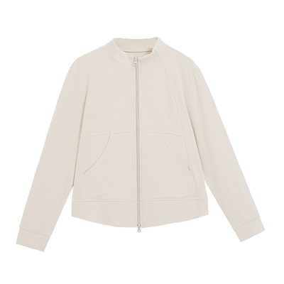 大码女装韩版立领保暖加绒开衫上衣秋冬季胖mm正肩巨显瘦短款外套