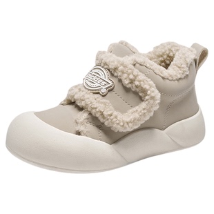 Dickies童鞋儿童雪地靴2025冬季新款女童加绒毛毛鞋男童高帮棉鞋