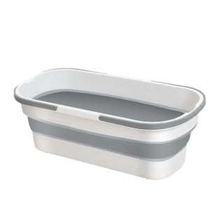 居家家可折叠拖把桶长方形洗拖布桶涮洗墩布盆大号拖地桶洗车水桶