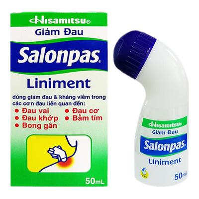 Salonpas撒隆巴斯止痛液镇痛液消肿活血化瘀肩颈酸痛关节疼痛50ml