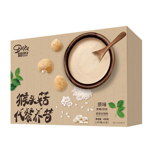 德煦猴头菇代餐养昔米稀含人参山药莲子等多种食材营养早餐粥冲饮