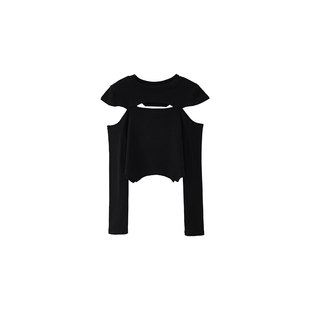 女孩子jazz爵士舞服女团时髦露脐上衣皮裤现代舞演出服模特走秀服