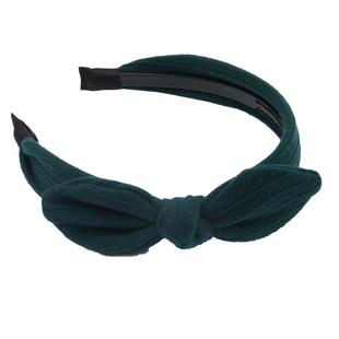 兔耳朵发箍毛线蝴蝶结发饰韩国头箍韩版头饰发卡子带齿防滑成人女