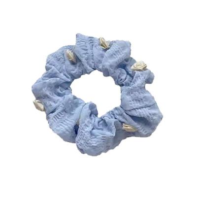 草莓青大肠发圈简约立体花朵