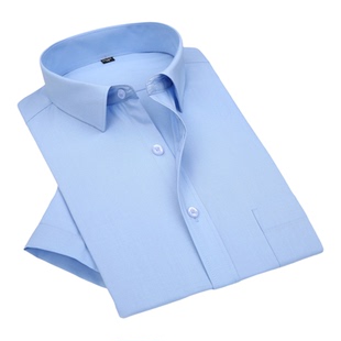 中老年男秋冬长袖的确良面料白衬衫中年爸爸装老年人宽松加绒衬衣