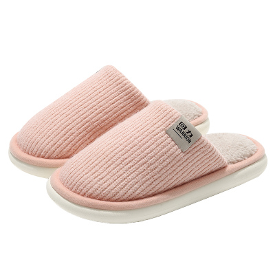 Warrior/回力日系静音棉拖鞋女款