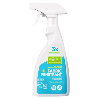 misscell衣物渗透剂去污渍神器白色衣服去黄去油渍衣服油迹干洗剂