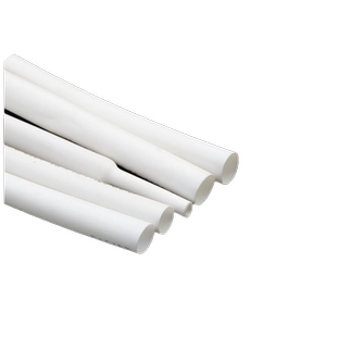 白色热缩管2:1两倍收缩电工护线管电线修复管套无卤环保绝缘耐磨