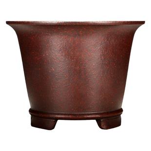 紫艺斋紫砂花盆矮兰多肉盆景菖蒲高深老桩法师透气原矿手工包邮盆