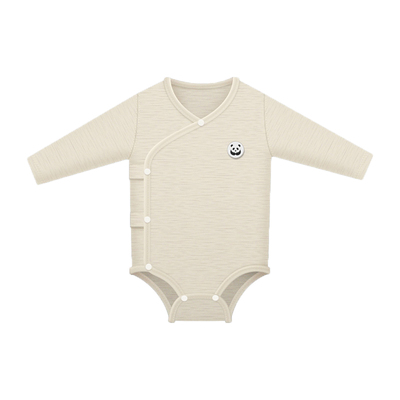 mamiline斜襟包屁衣新生儿哈衣