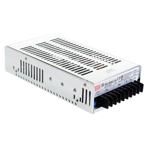 明纬DC转DC直流200W开关电源SD-200B/200C/200D 5V 12V 24V 48V