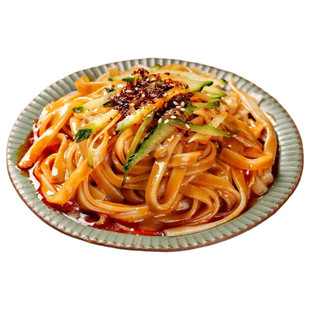 鲜米皮凉皮310g袋开袋即食麻酱红油即食速食宿舍方便食品免煮健康