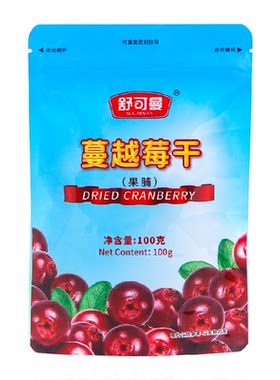 舒可曼100g蔓越莓干零食