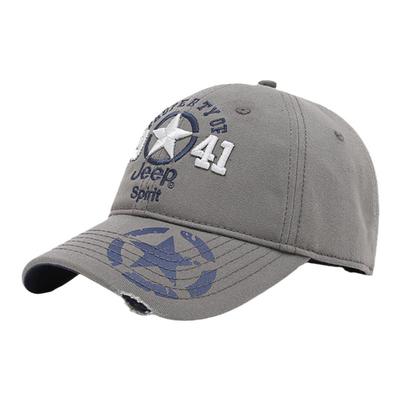 吉普时尚经典磨边棒球帽