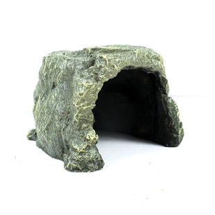 爬宠爬虫箱超大号水族缸陆龟躲避屋窝洞穴造景蜘蛛乌龟晒台山洞