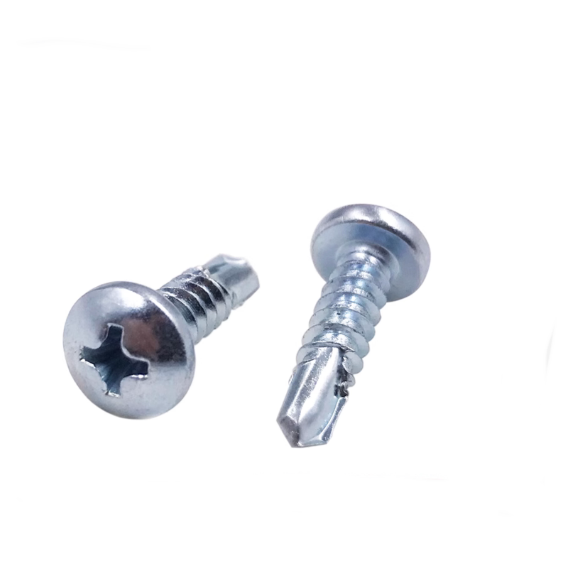 圆头钻尾螺丝钉 元头十字盘头自攻自钻钉 加长燕尾转尾丝M4.2M4.8