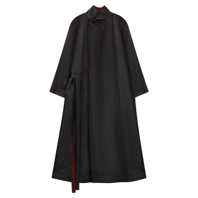 香云纱中国风外套中式桑蚕丝