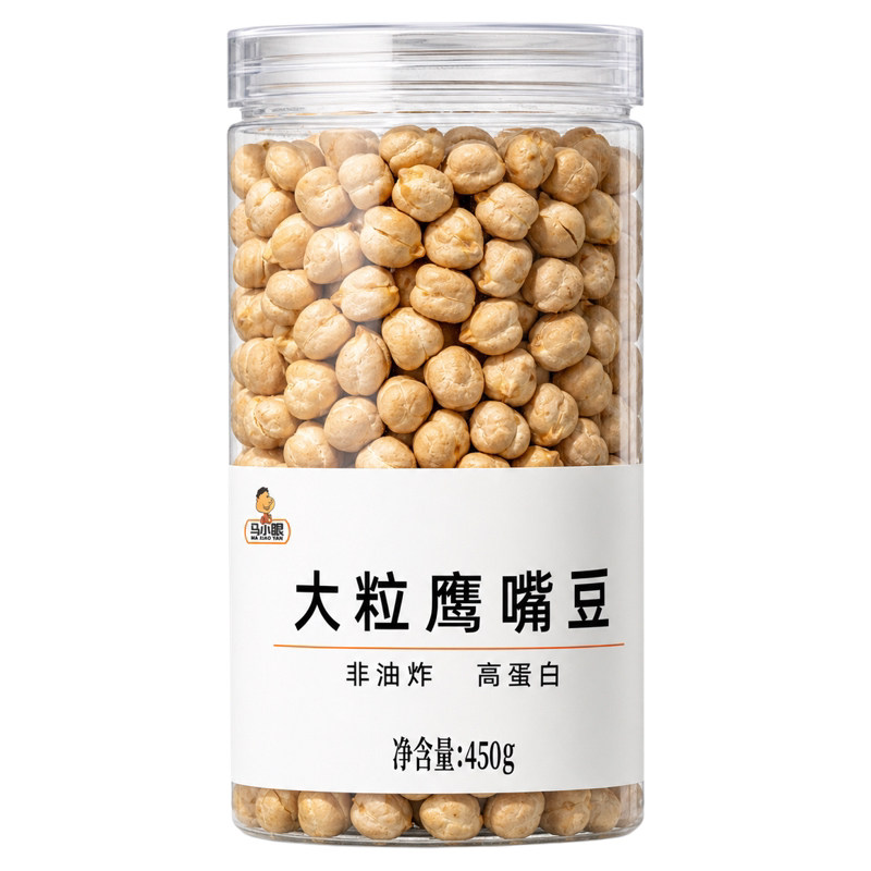马小眼大粒即食鹰嘴豆450g罐装