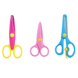 儿童剪刀安全手工剪纸刀小型剪子迷你便携高颜值宝宝学生小剪刀迷你左右手幼儿园专用不伤手圆头剪刀文具A5