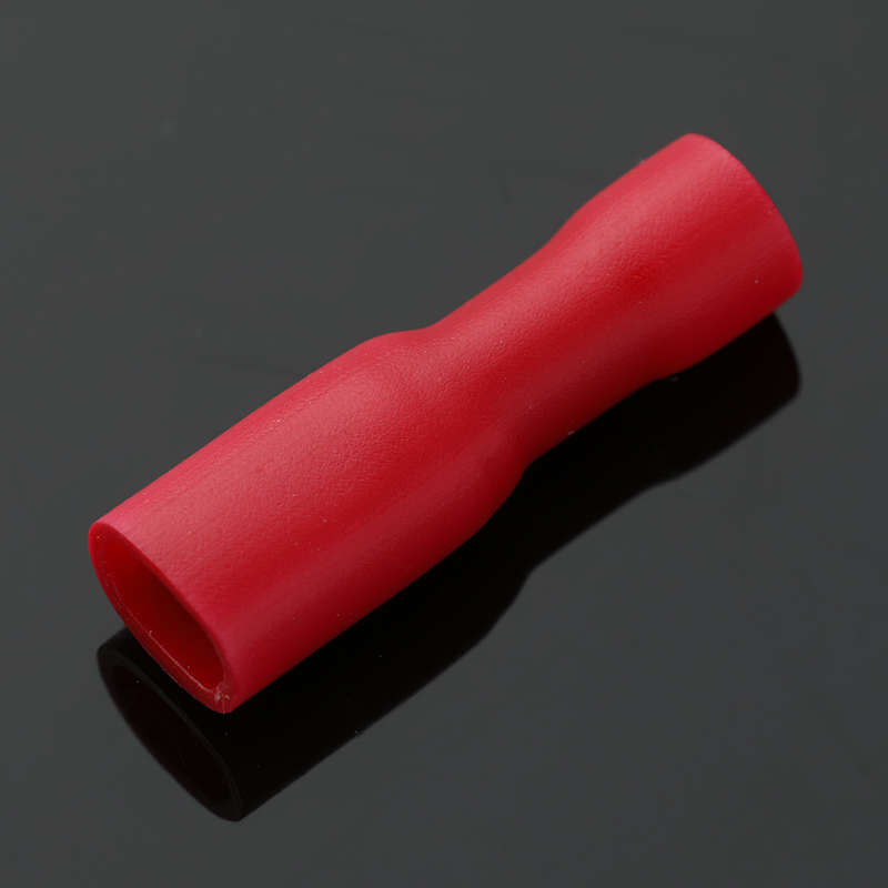 母全预绝缘端头 FDFD1-110 插簧母全护套 绝缘接线端子母1000只