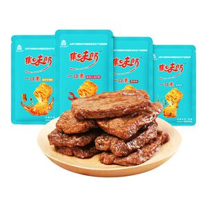 集味郎手撕素肉豆制品辣条素牛肉解馋零食小吃休闲食品一口素牛排