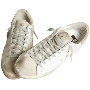 Golden Goose 男鞋Super-Star 星星复古小白鞋鞋GGDB
