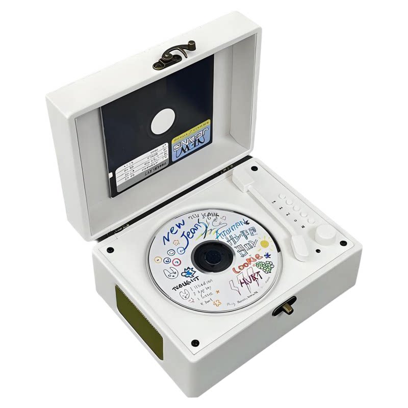 复古CD机专辑播放器蓝牙音箱一体唱片光盘碟音响闺蜜生日礼物KPOP