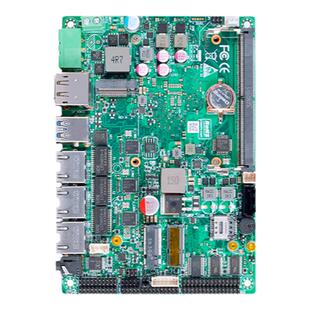 派勤N100/N305工控主板3.5寸迷你3网6串口机器人车载电脑AD743AW