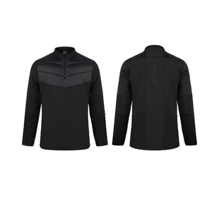 FUNRY蜂锐鸟巢系列冬季足球半拉链训练服长袖套头衫夹棉加厚保暖