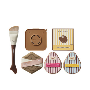 尔木萄OK底妆工具套盒鱼尾粉底刷粉扑粉底液专用调色盘礼盒送礼