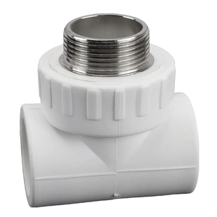 PPR热熔内外丝三通20/25/32/40/63水管接头水暖管件热熔配件大全