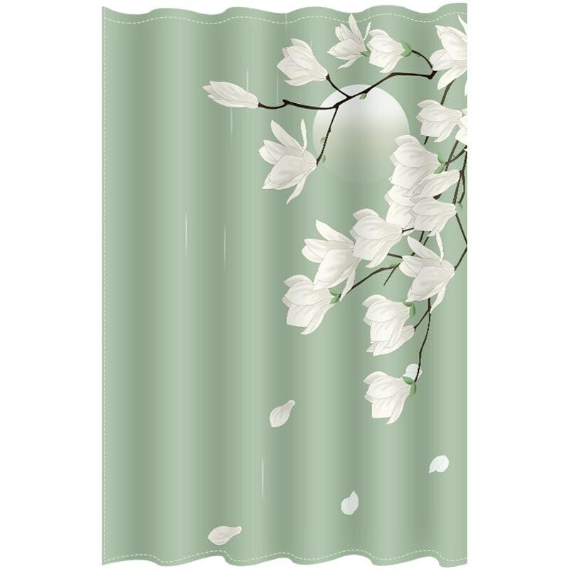 免打孔套装加厚不透防水淋浴帘