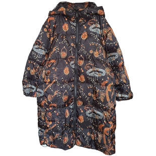 羽绒服女款冬季长款连帽宽松高级感洋气2025年新款保暖白鸭绒外套