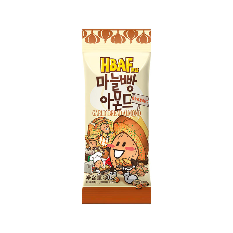 韩国进口汤姆农场芭蜂蒜香面包干