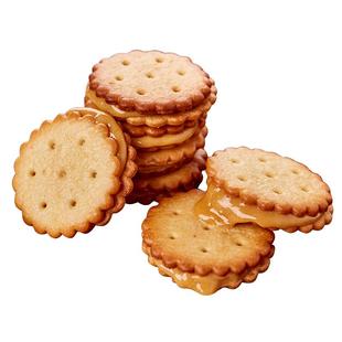 冬己麦芽糖夹心饼干咸蛋黄黑糖饼干休闲零食小吃独立小包装ddung