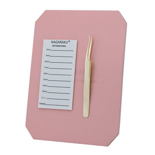 NAGARAKU美睫磁板嫁接睫毛收纳盒磁性取毛台亚克力盒密封保护镊子