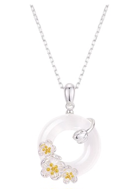 【中国黄金】平安扣项链女款吊坠