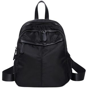 香港代购牛津布双肩包女2025新款韩版潮百搭休闲帆布背包女旅游包