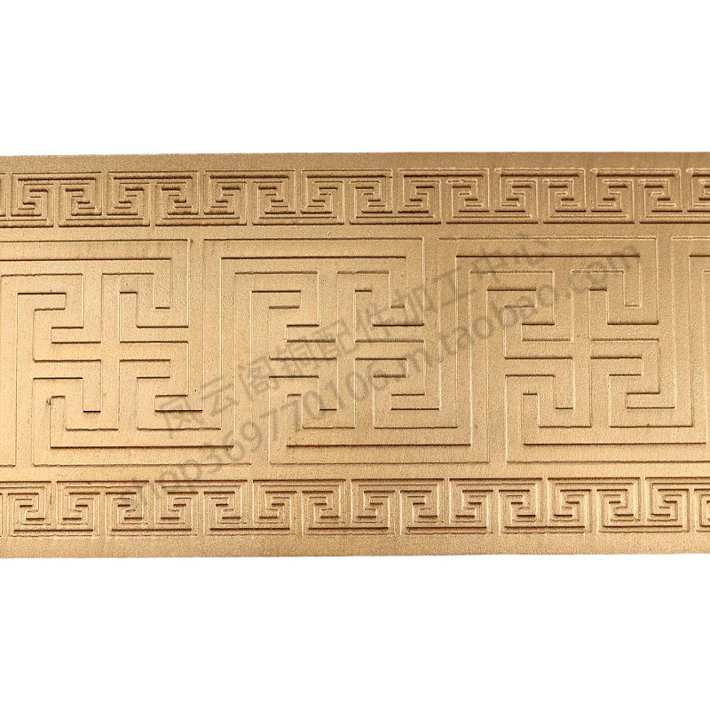 仿古大门包边护角压条纯铜包角柱子柜门家具封边背景装饰花边线条