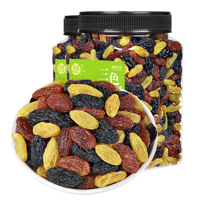 每果时光三色葡萄干500g新疆特产