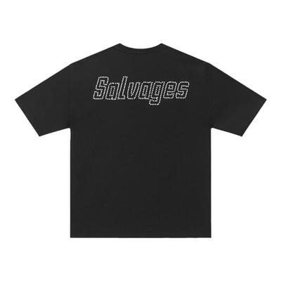 SALVAGES明星同款重磅字母T恤