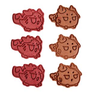 明日方舟龙泡泡卡通饼干模具令年黍夕曲奇糖霜立体印花烘焙模具