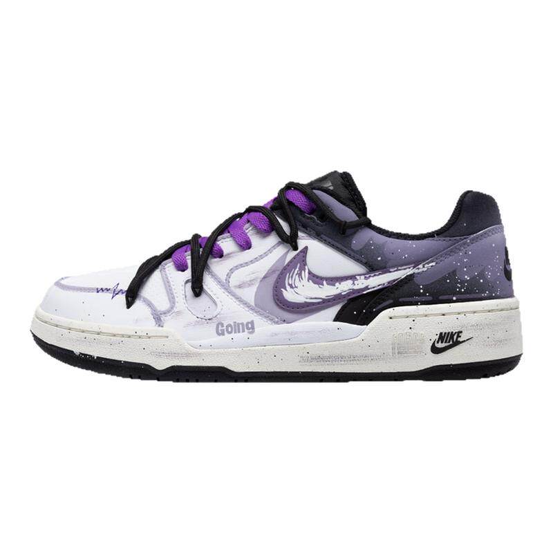 【定制球鞋】Nike Full Force逆光飞行 做旧泼墨 黑紫