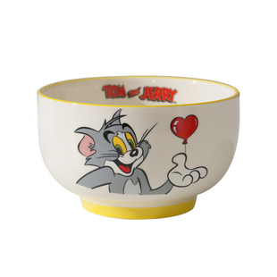 猫和老鼠正品授权陶瓷餐具套装 可爱卡通图案饭碗家用礼盒装瓷碗