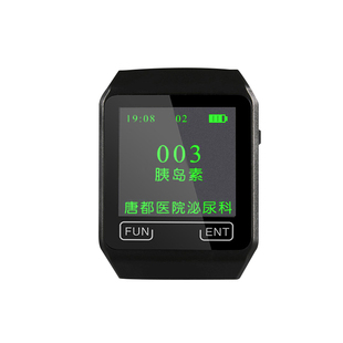 迅铃无线呼叫器银行办公室呼叫系统茶楼餐厅酒店腕表式震铃接收器系统按铃房间机无线呼叫点餐桌面台卡器套装