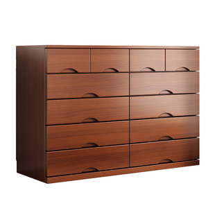 五斗柜实木卧室抽屉柜简约卧室床尾柜储物柜五斗橱客厅靠墙收纳柜