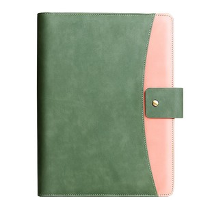 活页笔记本本子a4商务高档会议记录本2025年新款硬壳皮质成人工作办公记事本活页可拆卸支持封面定制可印logo