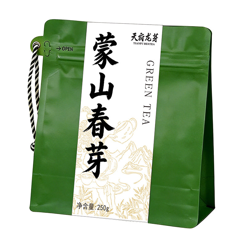 天府龙芽四川明前绿茶袋装250g