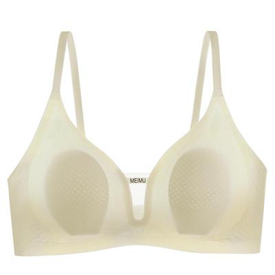 纸片人超薄款内衣女大胸显小胸