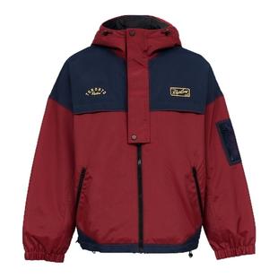 25冬季新款NBA ATELIER宽松连帽羽绒服男款复古撞色拼接保暖外套